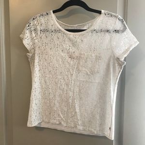 Hollister Eyelet Top